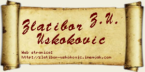 Zlatibor Uskoković vizit kartica